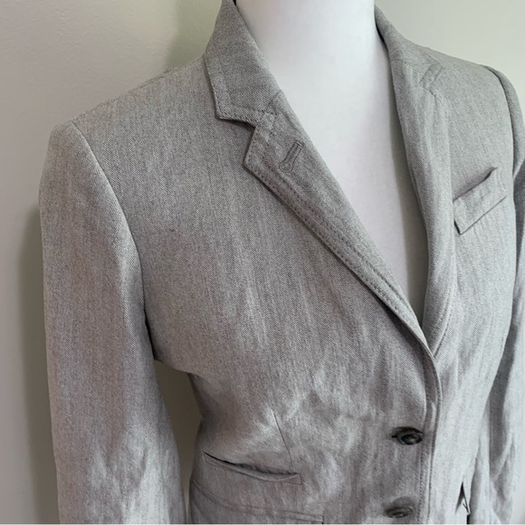 J.Crew Rayon Herringbone Schoolboy Blazer - Picture 6 of 14